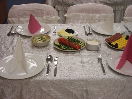 Hochzeitsdeko im Lehenersaal 